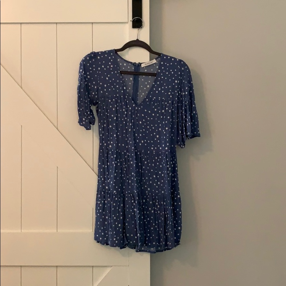 Mustard seed polka dot dress